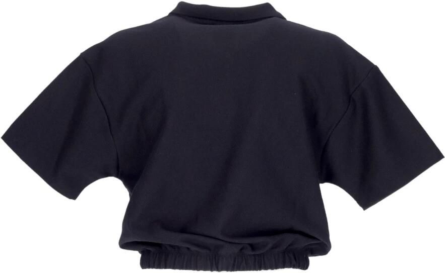 Nike Zwart Wit Air Pique Crop Polo Black Dames - Foto 2