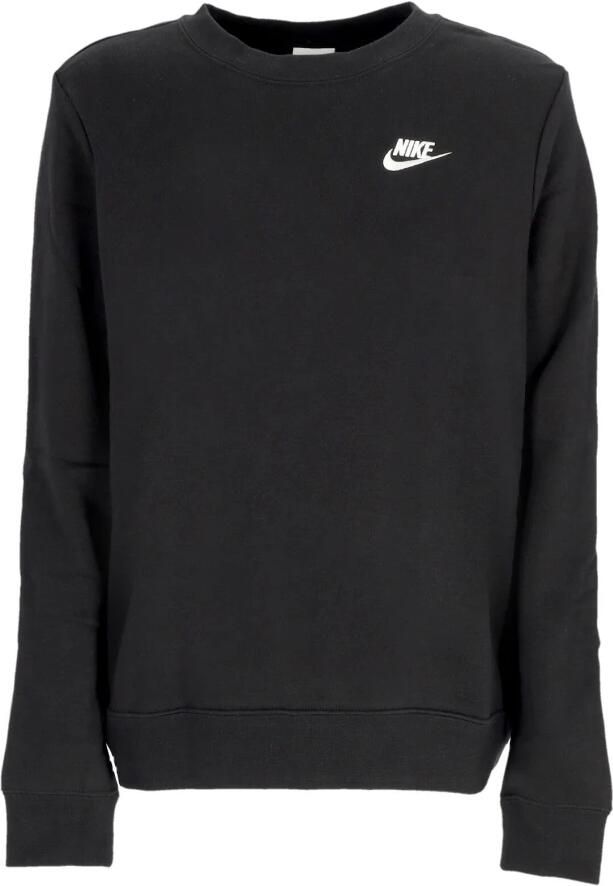 Nike Sportswear Club Fleece Sweatshirt met ronde hals voor dames Zwart - Foto 3
