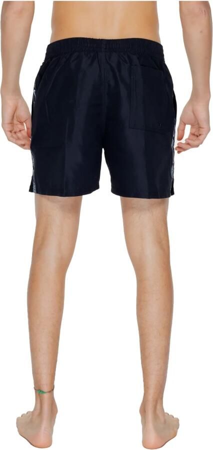 Nike Zwarte Strand Shorts Tape Black Heren