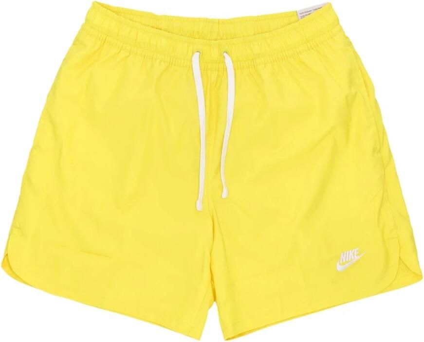 Nike Sportswear Sport Essentials Woven Lined Flow Shorts Sportshorts Kleding opti yellow white maat: M beschikbare maaten:S M L XL