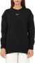 Nike Sportswear Phoenix Fleece Oversized sweatshirt met ronde hals voor dames Zwart - Thumbnail 2
