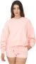 Nike Sportswear Collection Essentials Oversized sweatshirt van fleece met ronde hals voor dames Roze - Thumbnail 2