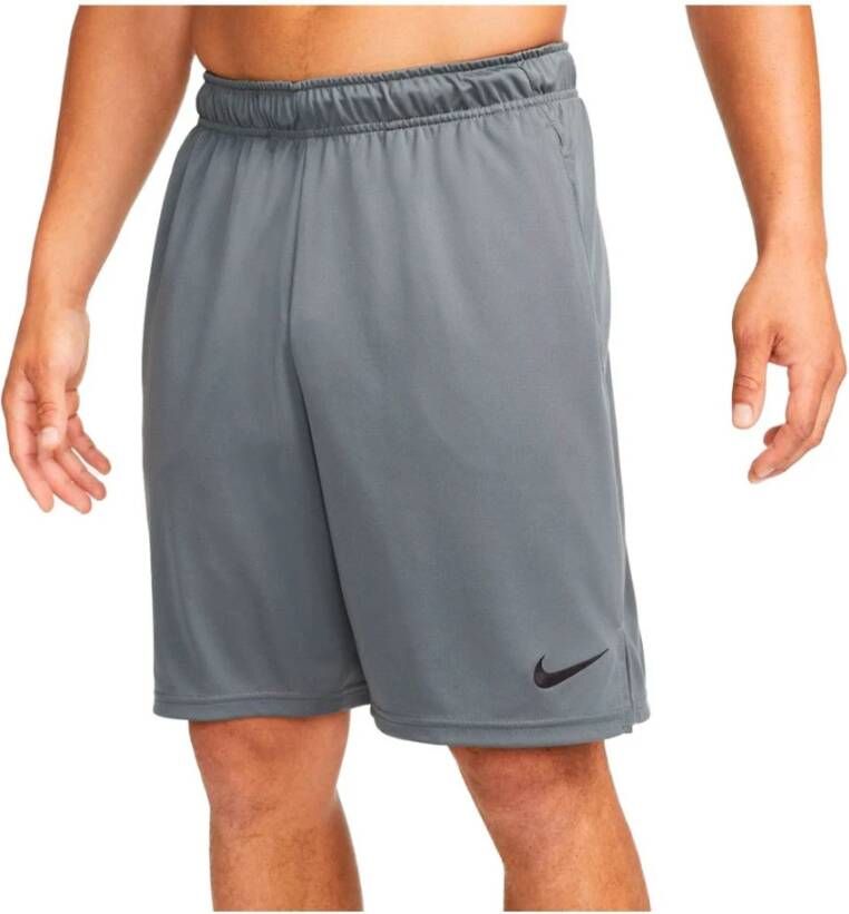 Nike Dri-FIT Knit trainingsshorts voor heren (20 cm) Grijs