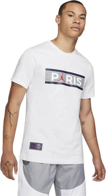 Jordan Paris Saint Germain Tee Heren T-shirt Gray Heren - Foto 4