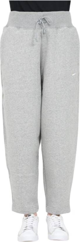 Nike Sportswear Phoenix Fleece 7 8-joggingbroek met hoge taille en rondingen voor dames Grijs - Foto 3
