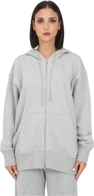 Nike "Phoenix Zip-Through Sweatshirt" Grijs Dames