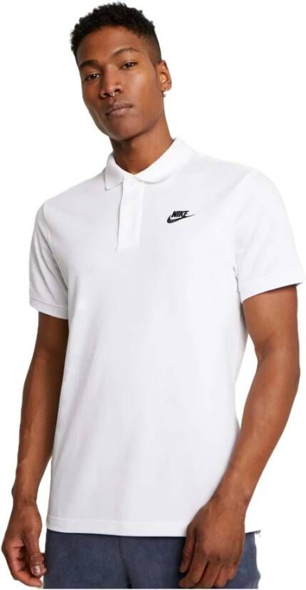 Nike Polo Shirt Wit Heren
