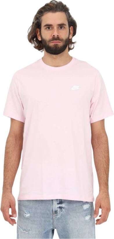 Nike Roze Sportswear Club T-Shirt Roze Unisex