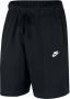 Nike sportswear club fleece korte broek zwart heren - Thumbnail 3