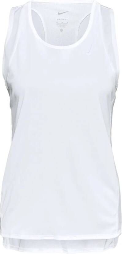 Nike Sleeveless Training Tops Wit Dames
