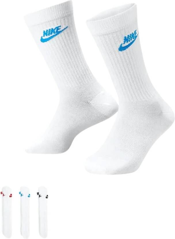 Nike Sokken met labeldetails in een set van 3 paar model 'Everyday'