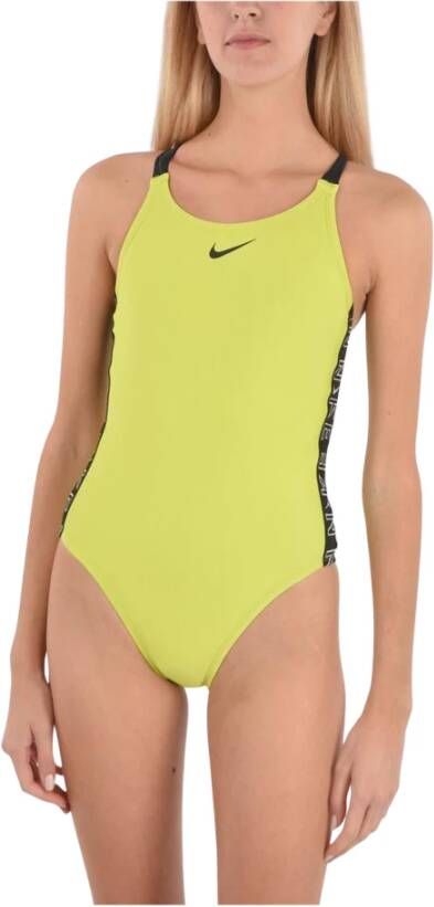 Nike "Splash Zwempak voor Meisjes" Geel Dames