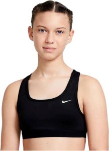 Nike Swoosh Sport-bh voor meisjes Zwart