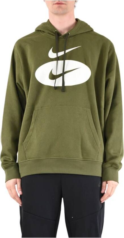 Nike Sportkleding sweatshirt Groen Heren