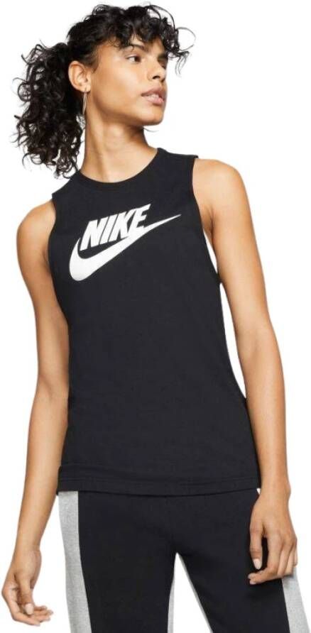 Nike Sportswear Tanktop met lage armsgaten voor dames Zwart