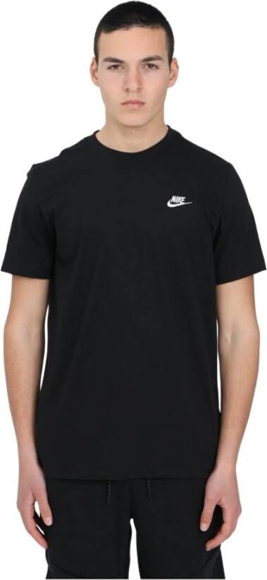 Nike Sportswear Club Zwart T-Shirt Zwart Unisex