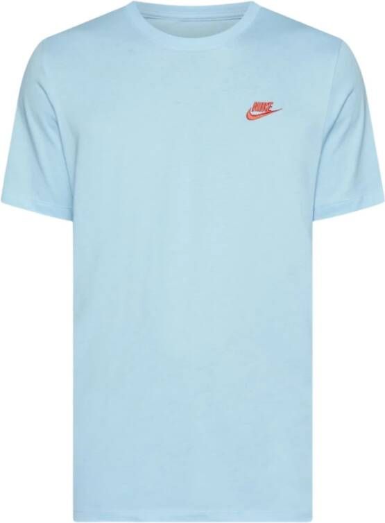 Nike Sportswear Trainings T-shirt Blauw Heren