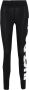 Nike Sportswear Essential Legging met hoge taille en graphic voor dames Zwart - Thumbnail 4