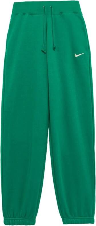 Nike Sportswear Phoenix Fleece Oversized joggingbroek met hoge taille voor dames Groen