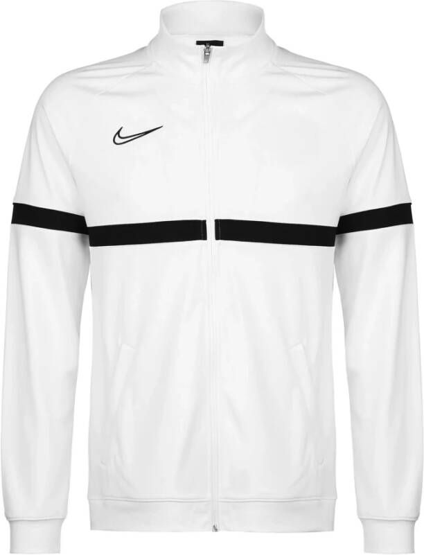Nike "Sweatshirt met rits en Dri-FIT technologie" Wit Heren