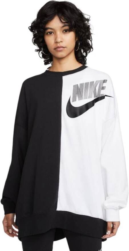 Nike Sportswear Extra oversized danssweatshirt van fleece Zwart - Foto 4