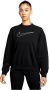 Nike Dri-FIT Get Fit Sweatshirt met ronde hals en graphic voor dames Zwart - Thumbnail 3