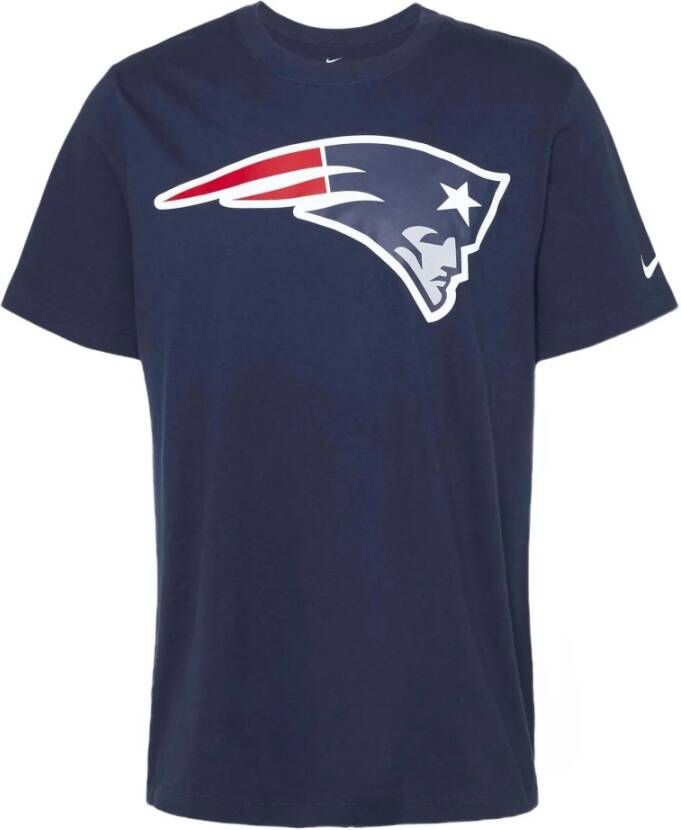 Nike T-Shirts Blauw Heren