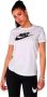 Nike sportswear essential icon futura shirt wit dames - Thumbnail 1