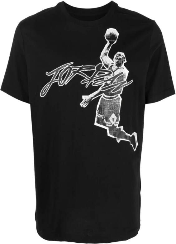 Nike T-shirt Zwart Heren