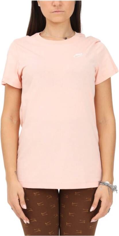 Nike T-shirts and Polos Pink Roze Dames