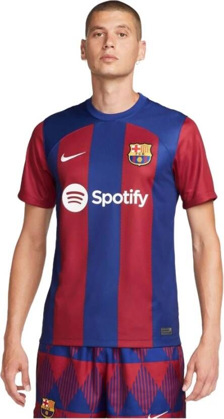 Nike FC Barcelona 2023 24 Stadium Thuis Dri-FIT voetbalshirt voor heren Blauw