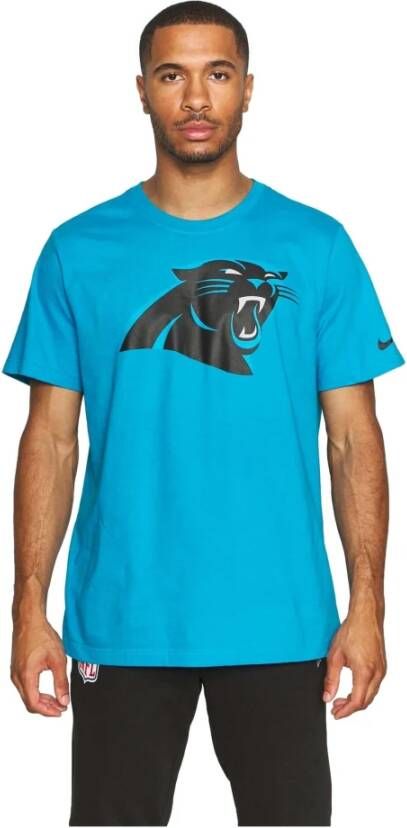 Nike T -shirt for Carolina Panthers Nfl Blauw Heren