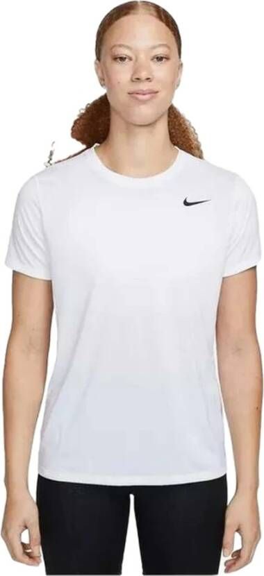 Nike Witte Dri-Fit Shirt voor Dames Dx0687 Wit Dames