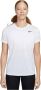 Nike Witte Dri-Fit Shirt voor Dames Dx0687 Wit Dames - Thumbnail 1