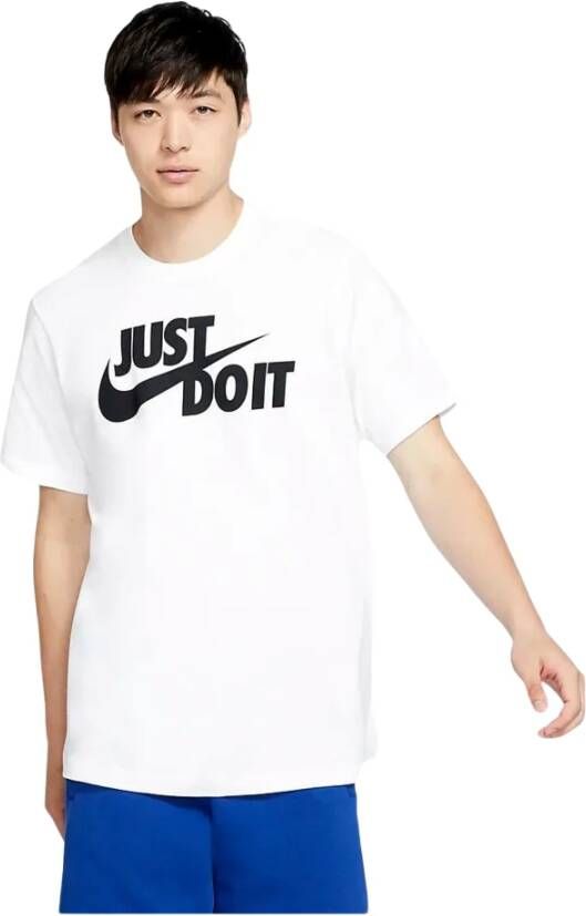 Nike Sportswear Jdi Tee T-shirts Kleding white black maat: S beschikbare maaten:S M L XL