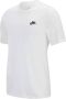 Nike Club Tee Wit Zwart Korte Mouw T-shirt White Heren - Thumbnail 2