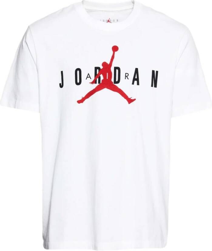 Jordan Air Wordmark T-shirt T-shirts Kleding white black gym red maat: XL beschikbare maaten:XL