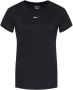 Nike Zwarte Katoenen T-Shirt voor Vrouwen Zwart Dames - Thumbnail 1