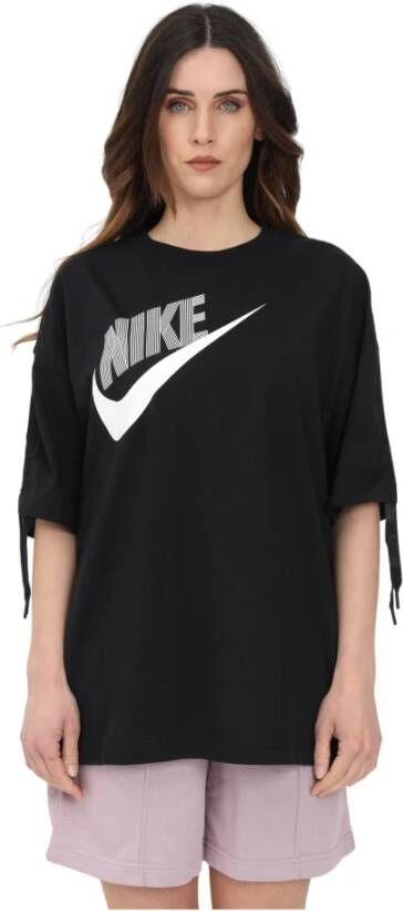 Nike T-shirts Zwart Dames