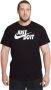 Nike Tee Just Do It Swoosh T-shirts Kleding black white maat: S beschikbare maaten:S M L - Thumbnail 1