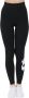 Nike Sportswear Essential Legging met hoge taille en logo voor dames Zwart - Thumbnail 4