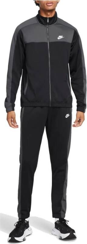 Nike Sportswear Sport Essentials Trainingspak van poly-knit materiaal voor heren Zwart