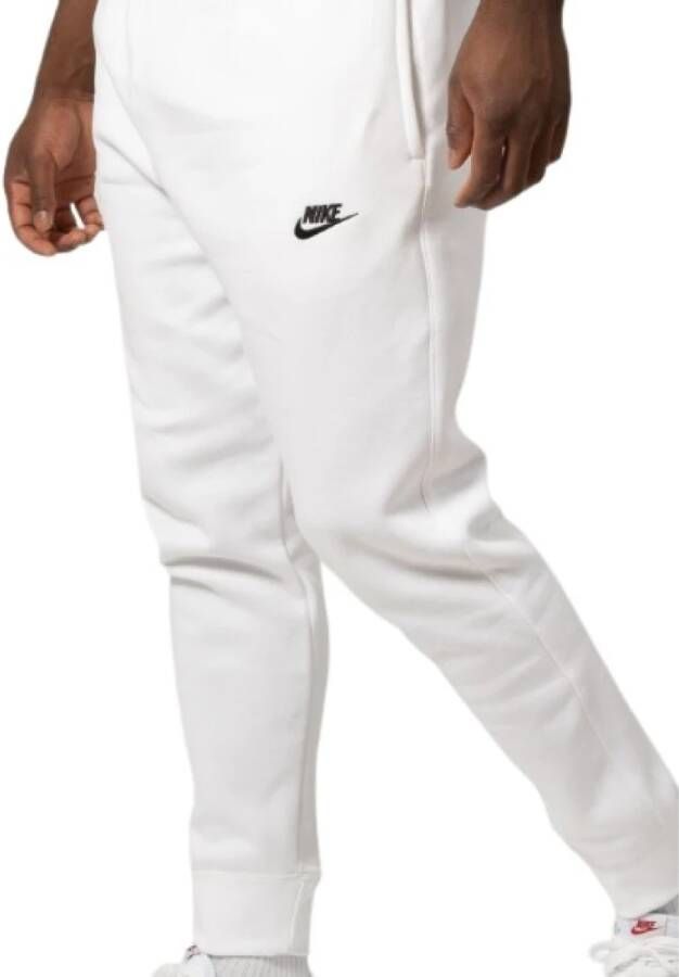 Nike Foundation Cuffed Fleece Pants Heren White White Black- Heren White White Black