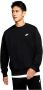Nike Sportswear Club Fleece Sweatshirt met ronde hals voor dames Zwart - Thumbnail 1