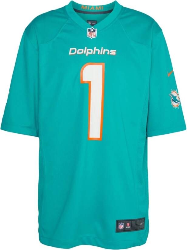 Nike Turquoise Miami Dolphins NFL Shirt Blauw Heren