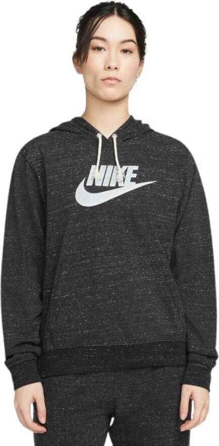 Nike Sportswear Gym Vintage Hoodie voor dames Zwart