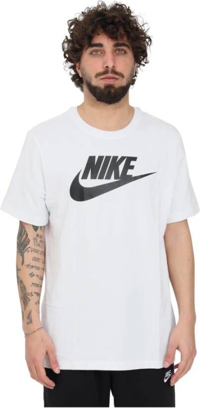 Nike "Wit Oversized Crewneck T-Shirt" Wit Unisex