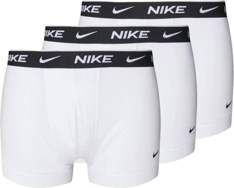 Nike Witte Heren Boxershorts Set van 3 Wit Heren