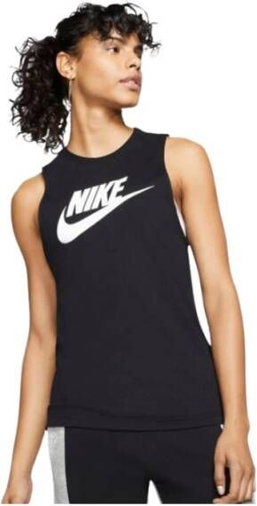Nike Sportswear Tanktop met lage armsgaten voor dames Zwart