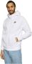 Nike Sportswear Club Fleece Full-zip Hoodie Hooded vesten Kleding white white black maat: L beschikbare maaten:L XL XXL - Thumbnail 1